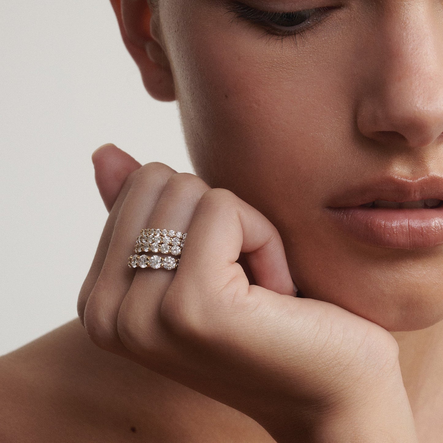 Eternity- 0.50 CT Round Lab Grown Diamond Wedding Band