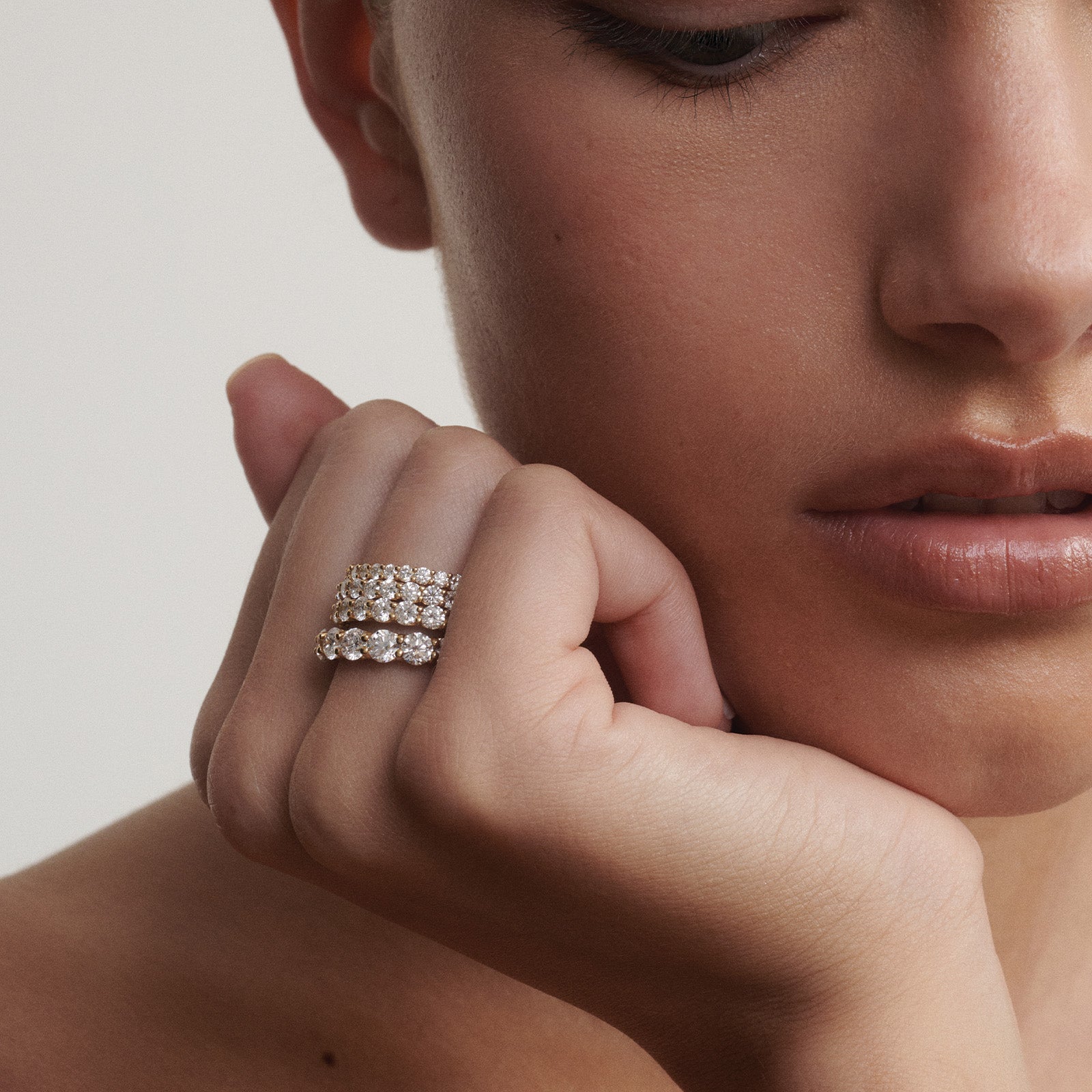 Eternity- 0.50 CT Round Lab Grown Diamond Wedding Band