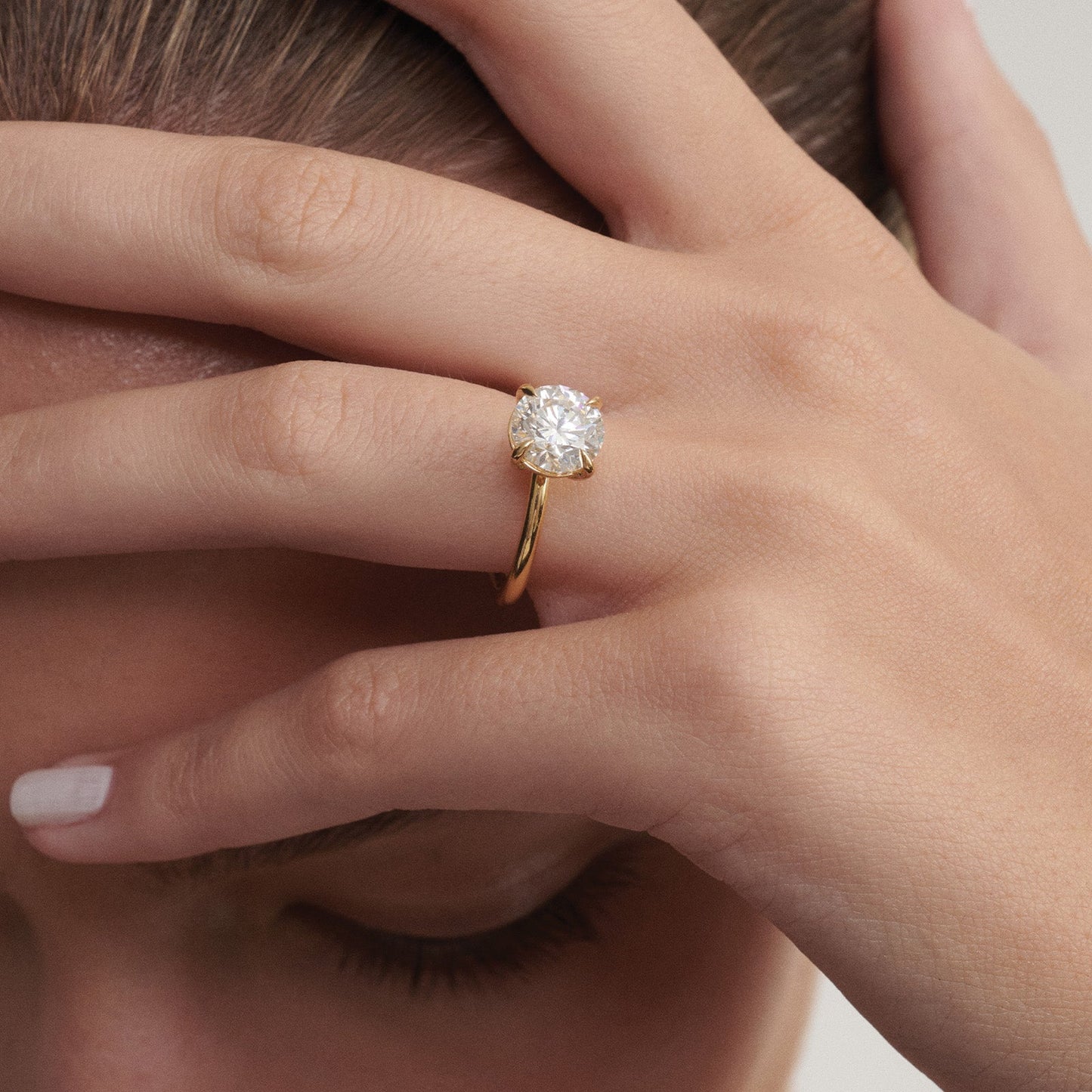 Solitaire-Oval Lab Grown Diamond Engagement Ring