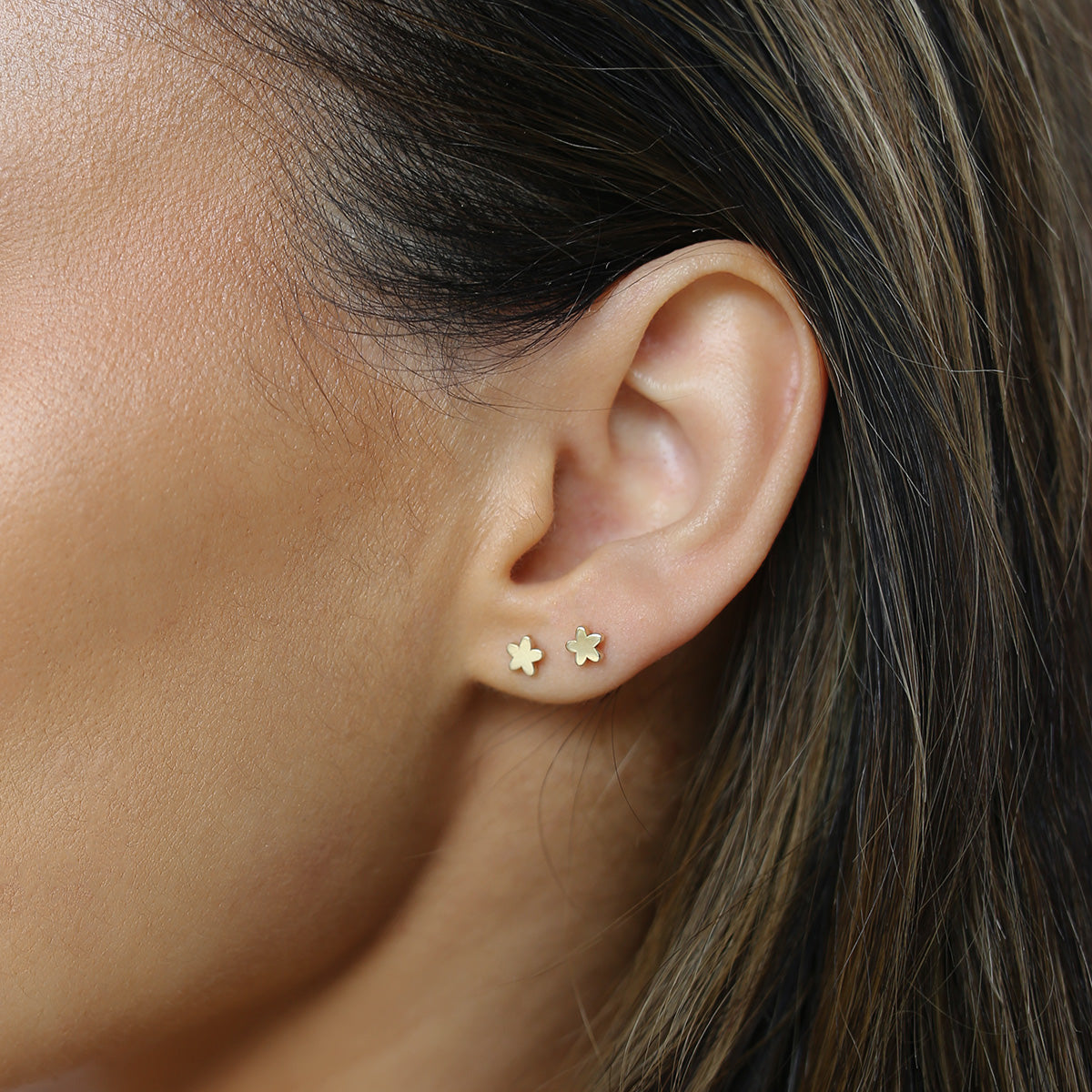 Delicate Blossom Petite Stud Earrings 3