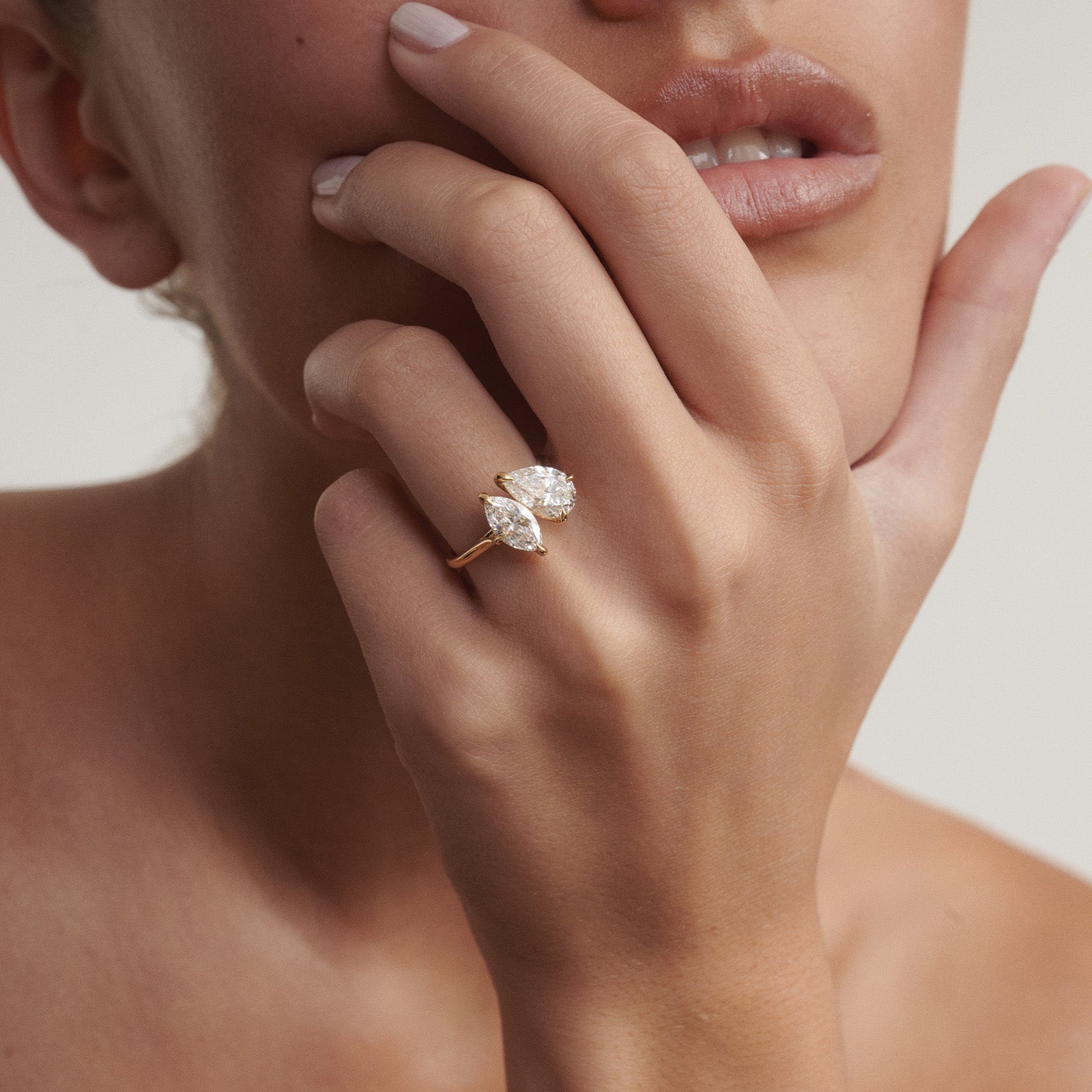 Solitaire-Oval Lab Grown Diamond Engagement Ring