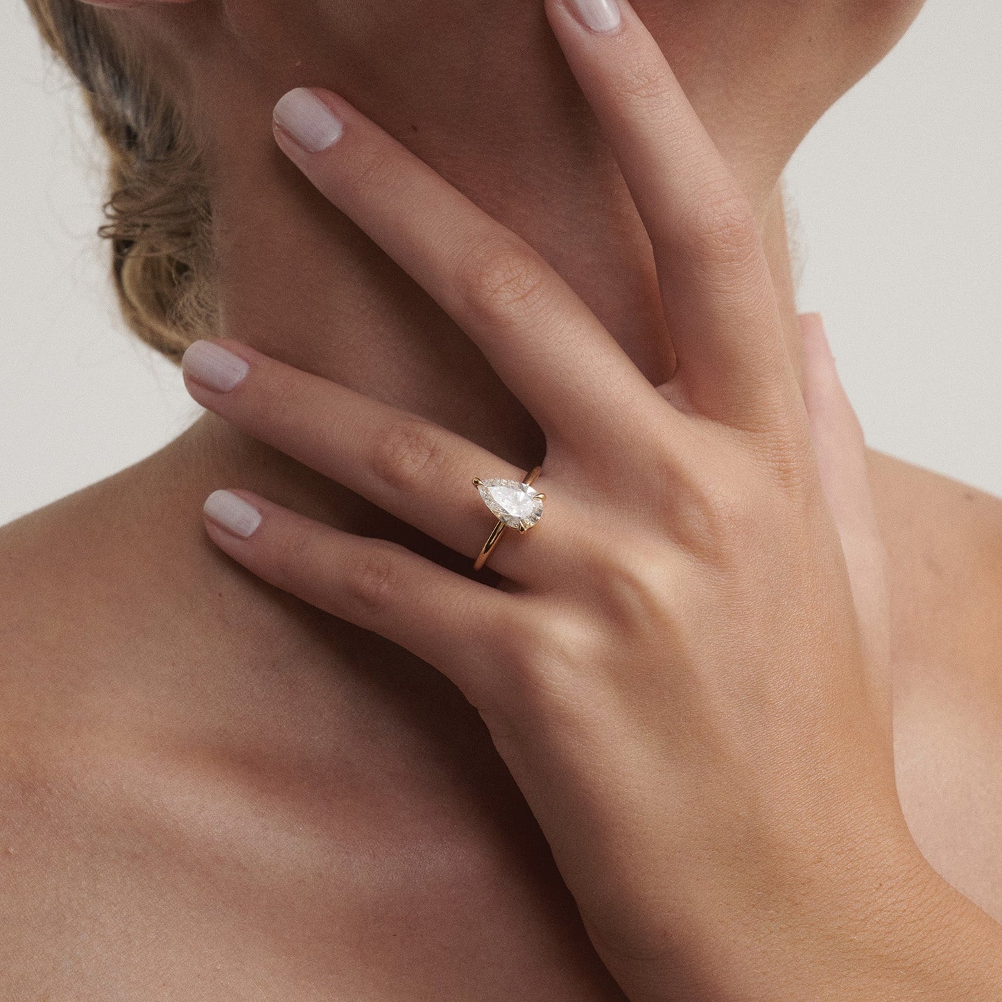 Solitaire-Oval Lab Grown Diamond Engagement Ring