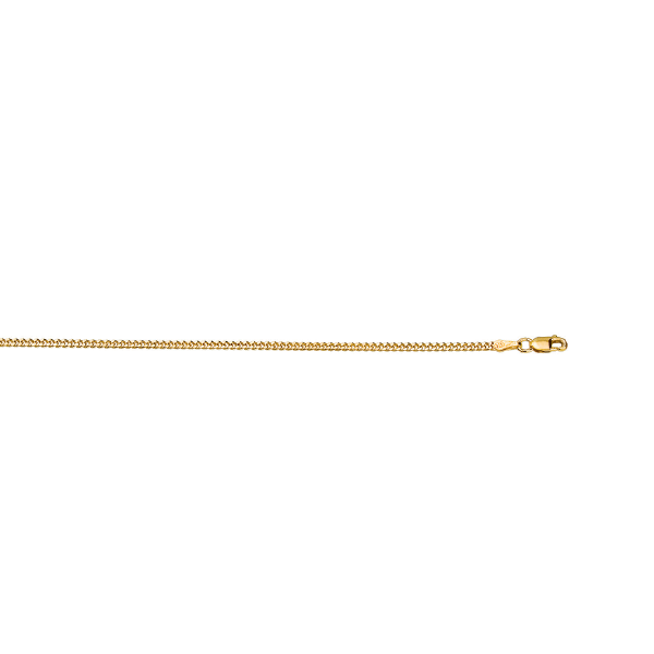 Simple Fine Curb Chain Necklace