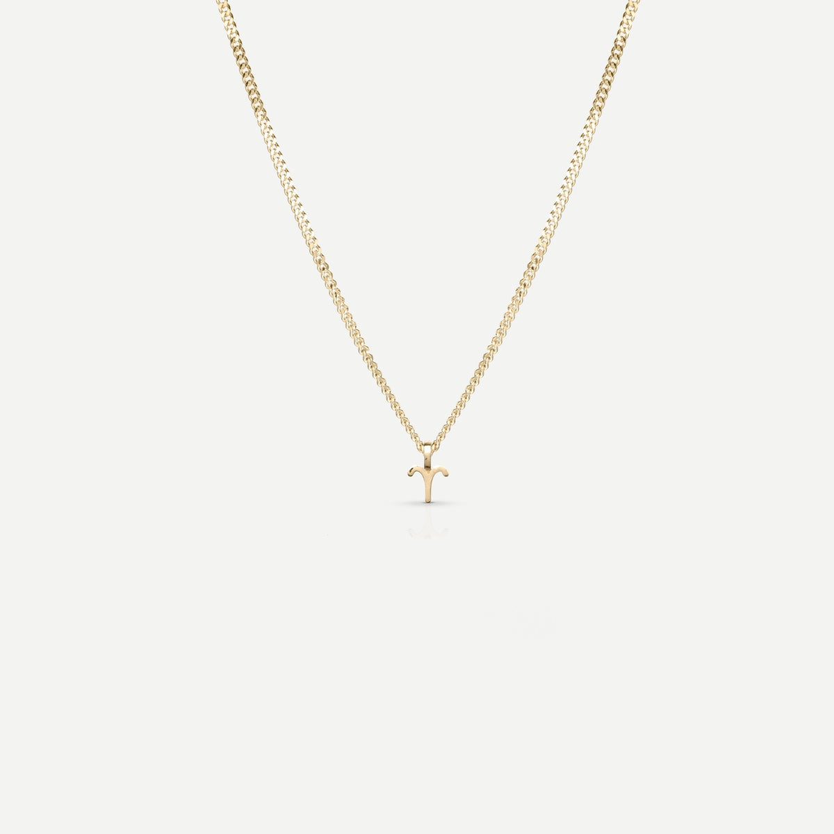 Golden Sagittarius Zodiac Charm Necklace