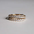 Load image into Gallery viewer, Radiant 0.50 TCW Lab Grown Diamond Round Half Eternity Band
