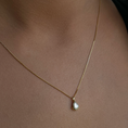 Load image into Gallery viewer, 0.50 Carat Pear-Shaped Lab-Grown Diamond Solitaire Necklace 4
