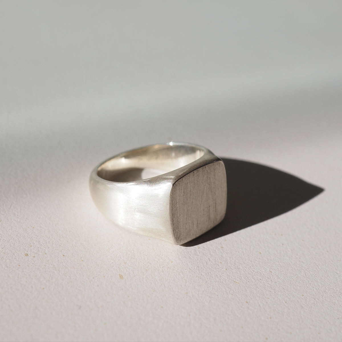 Elegant Flat Top Men's Wedding Band 5