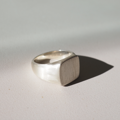 Elegant Flat Top Men's Wedding Band 5