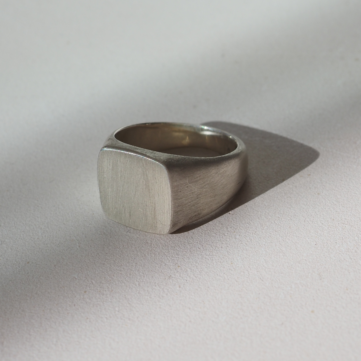 Elegant Flat Top Men's Wedding Band 4