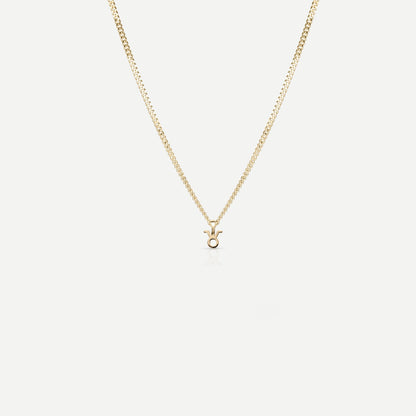Golden Sagittarius Zodiac Charm Necklace 5