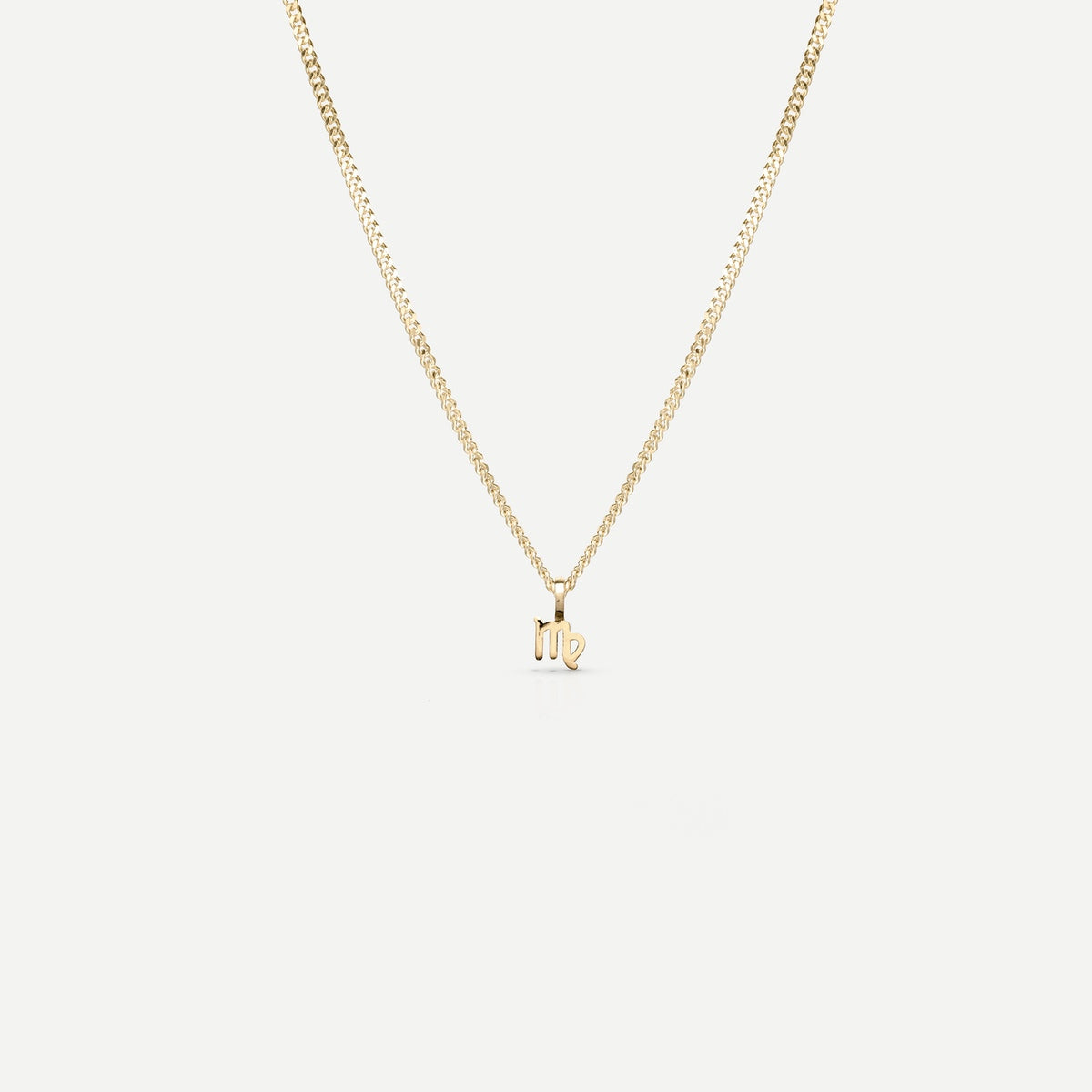 Golden Sagittarius Zodiac Charm Necklace