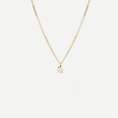 Golden Sagittarius Zodiac Charm Necklace 8