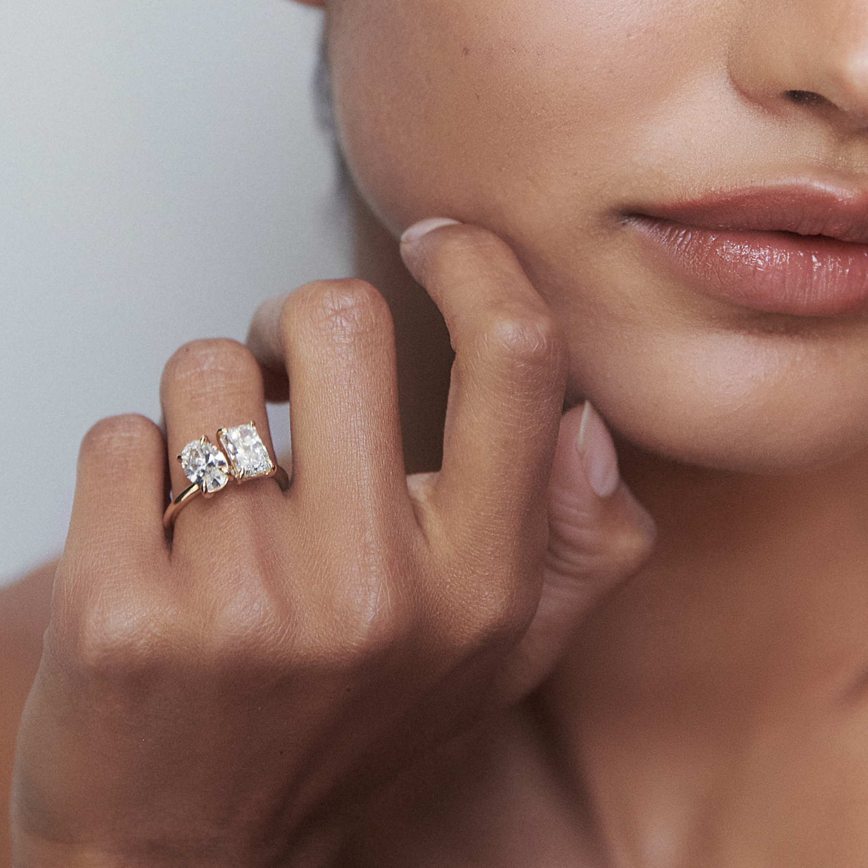 Solitaire-Oval Lab Grown Diamond Engagement Ring