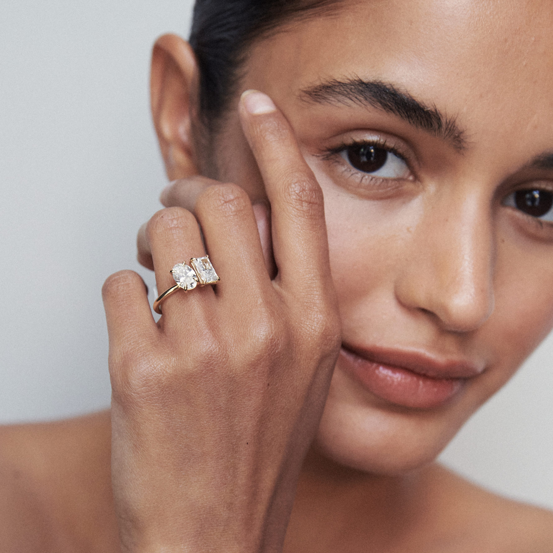 Solitaire-Oval Lab Grown Diamond Engagement Ring
