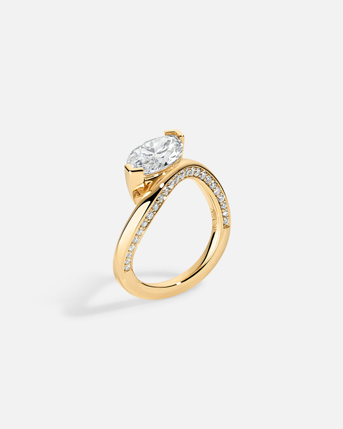 Solitaire Cathedral- 1.8 CT Cushion Lab Grown Diamond Wedding Band