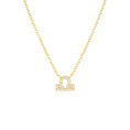 Load image into Gallery viewer, Elegant 0.20 TCW Round Lab-Grown Diamond Libra Pendant Necklace
