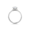 Load image into Gallery viewer, 1.5 ct Round F- VVS1 Diamond Pave Moissanite Engagement Ring
