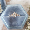 Load image into Gallery viewer, 0.80 CT Oval Lab-Grown Diamond Pave Engagement Ring
