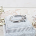 Load image into Gallery viewer, 1 CT Round Lab-Grown Diamond Milgrain Pave Engagement Ring
