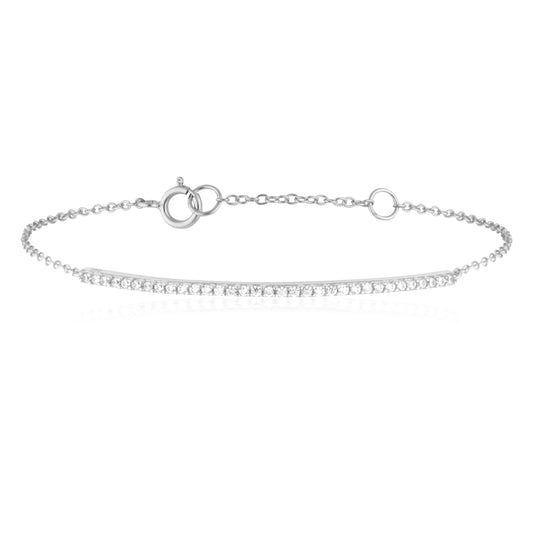 Elegant 0.4 TCW Round Lab-Grown Diamond Bracelet