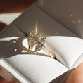 Load image into Gallery viewer, 1.50 CT Pear & Marquise Lab-Created Diamond Duo Engagement Ring
