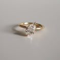 Load image into Gallery viewer, Radiant 1.0 CT Pear Lab-Grown Diamond Solitaire Engagement Ring
