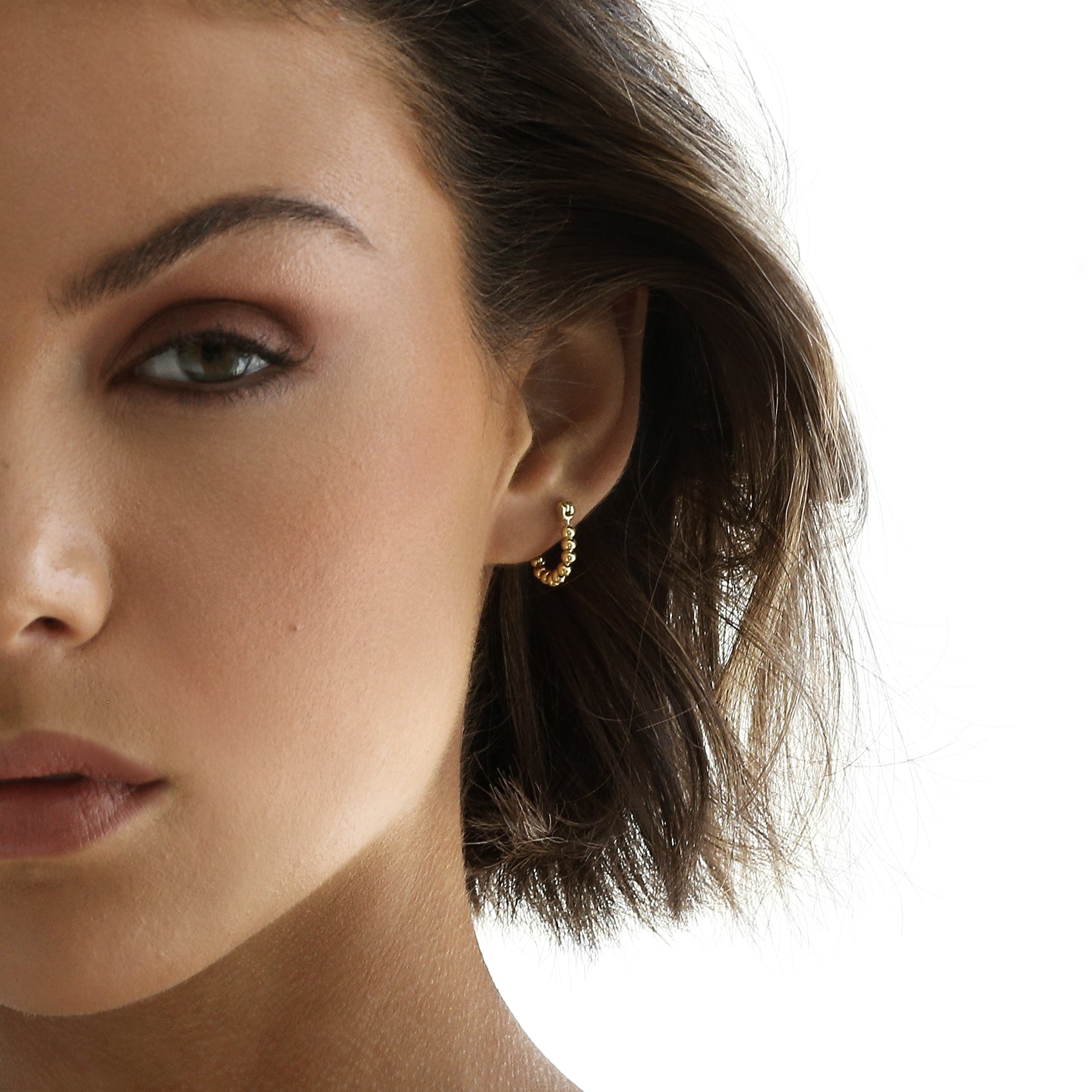 Bubble Design Hoops Earrings 10