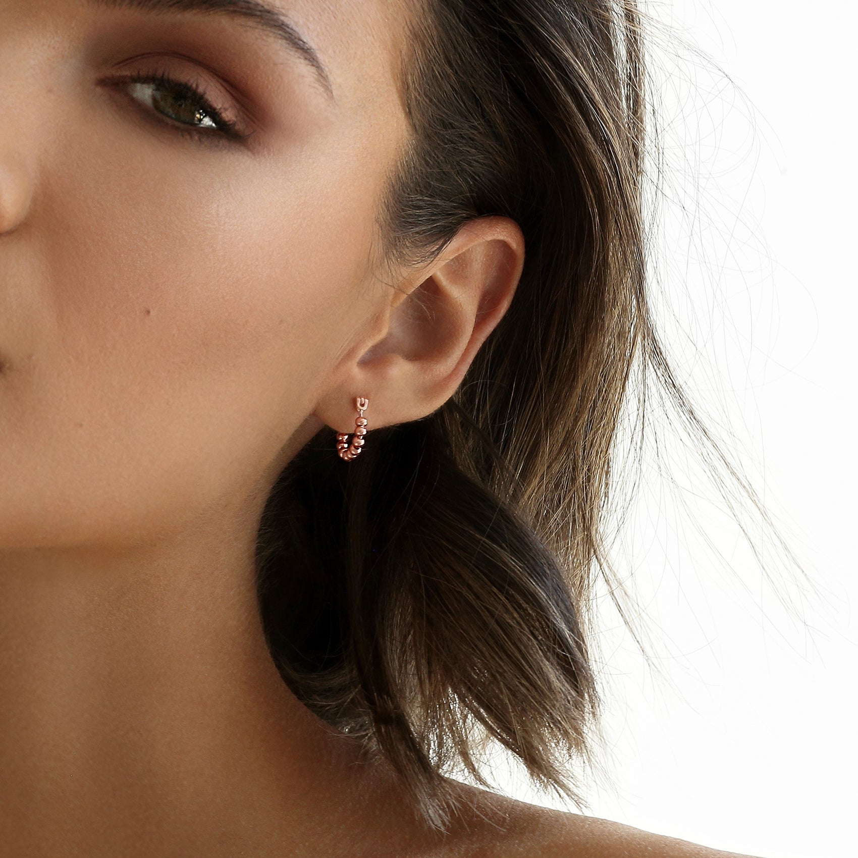 Bubble Design Hoops Earrings 15