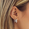 Load image into Gallery viewer, Bubble Design Hoops Earrings
