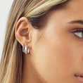 Load image into Gallery viewer, Bubble Design Hoops Earrings
