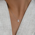 Load image into Gallery viewer, 0.20 TCW Round Lab-Grown Diamond Leo Zodiac Pendant Necklace
