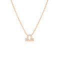 Load image into Gallery viewer, Elegant 0.20 TCW Round Lab-Grown Diamond Libra Pendant Necklace
