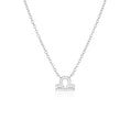 Load image into Gallery viewer, Elegant 0.20 TCW Round Lab-Grown Diamond Libra Pendant Necklace
