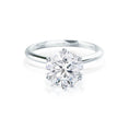 Load image into Gallery viewer, 2.50 CT Round Lab Grown Diamond Solitaire Engagement Ring
