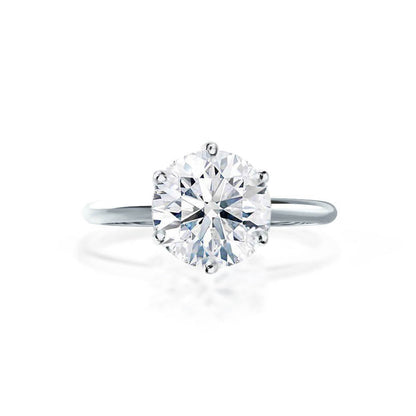2.50 CT Round Lab Grown Diamond Solitaire Engagement Ring 1