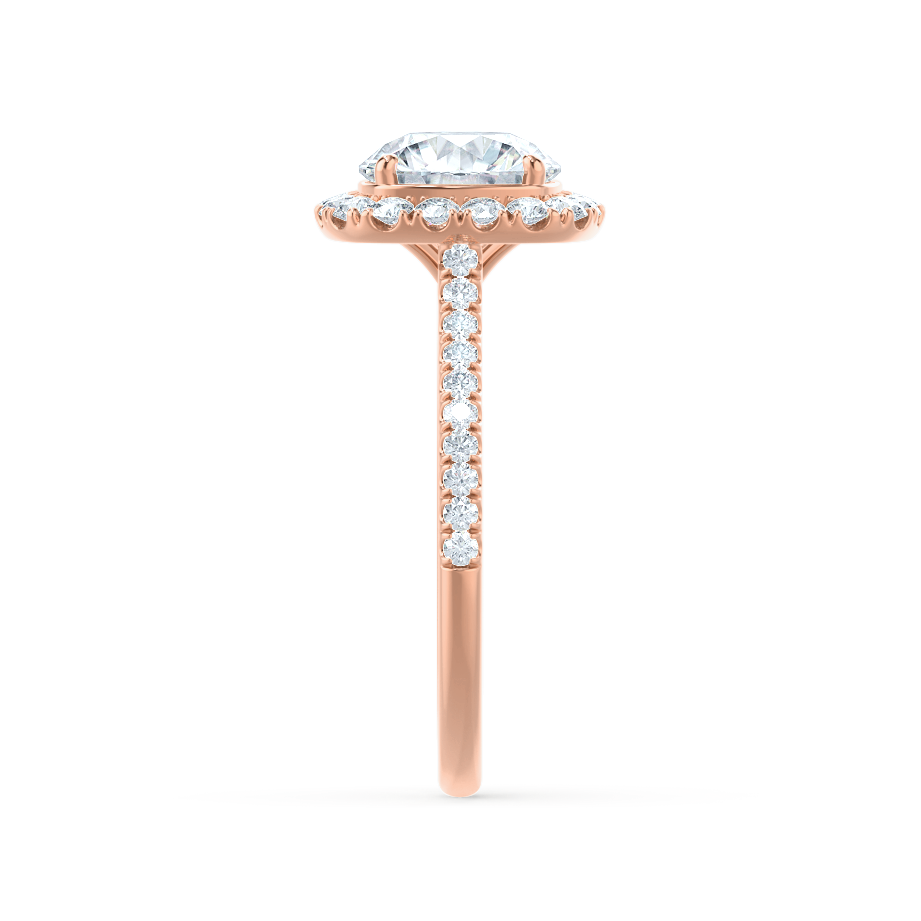 1.0 CT Cushion Lab Grown Diamond Halo & Pave Engagement Ring 4