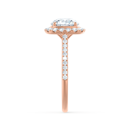 1.0 CT Cushion Lab Grown Diamond Halo & Pave Engagement Ring 4