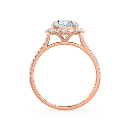1.0 CT Cushion Lab Grown Diamond Halo & Pave Engagement Ring 5