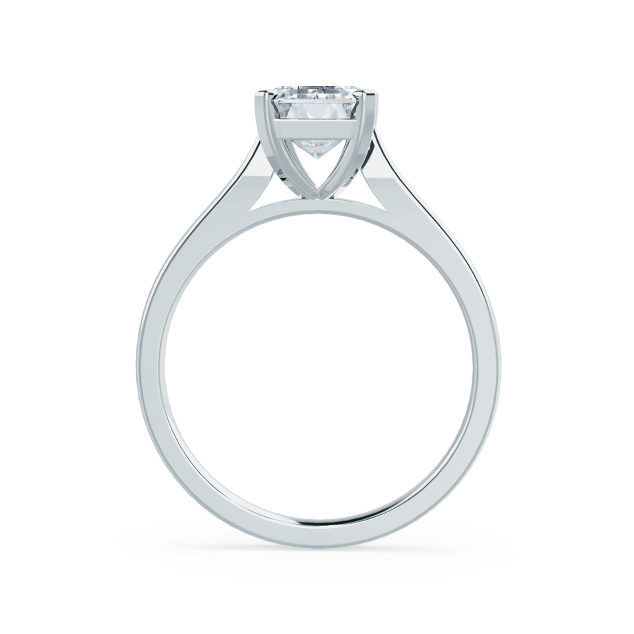 1.50 CT Emerald Lab Grown Diamond Solitaire Engagement Ring 4