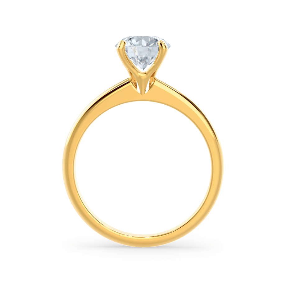 1.20 CT Round Lab-Grown Diamond Solitaire Engagement Ring in Gold 4