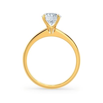1.20 CT Round Lab-Grown Diamond Solitaire Engagement Ring in Gold 4