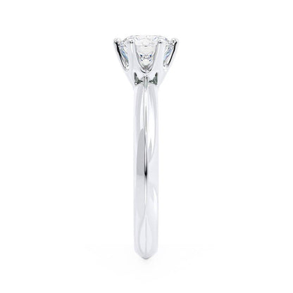 1.0 CT Round Lab Grown Diamond Solitaire Engagement Ring - Timeless Elegance 4