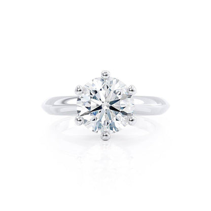 1.0 CT Round Lab Grown Diamond Solitaire Engagement Ring - Timeless Elegance 2