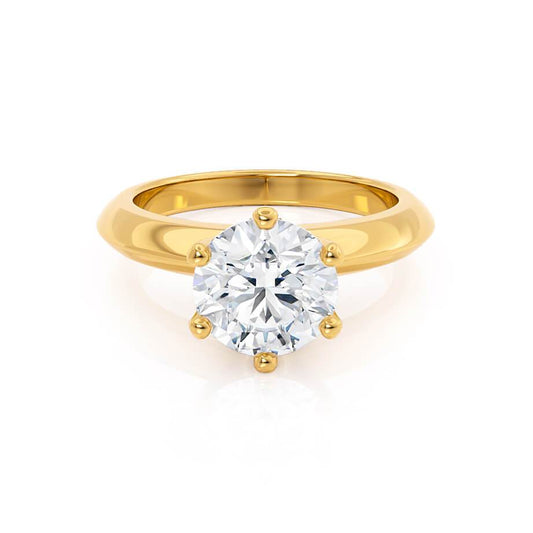 Radiant Elegance: 1.20 CT Round Lab-Grown Diamond Solitaire Engagement Ring 1