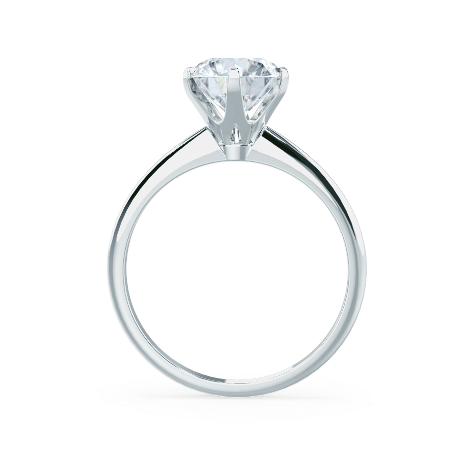 2.50 CT Round Lab Grown Diamond Solitaire Engagement Ring 6