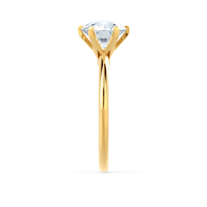2.50 CT Round Lab-Grown Diamond Solitaire Engagement Ring 3
