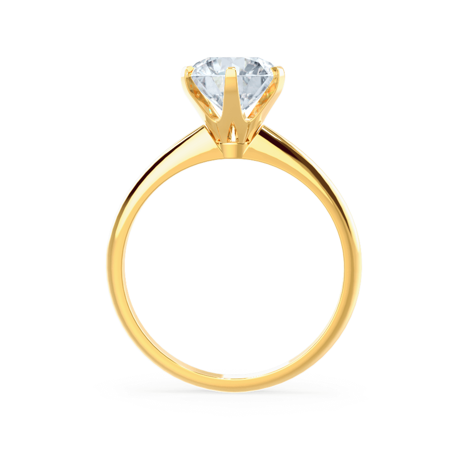2.50 CT Round Lab-Grown Diamond Solitaire Engagement Ring 4