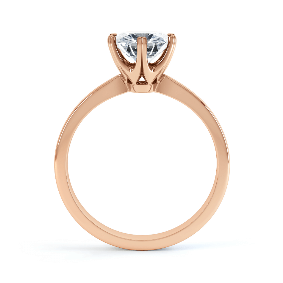 1.0 CT Round Lab-Grown Diamond Solitaire Engagement Ring 4