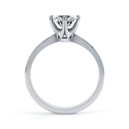 Brilliant 1.0 CT Round Lab-Grown Diamond Solitaire Engagement Ring 5