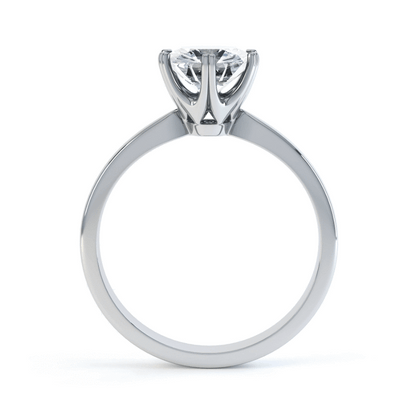 1.0 CT Round Lab-Grown Diamond Solitaire Engagement Ring - Timeless Elegance 3